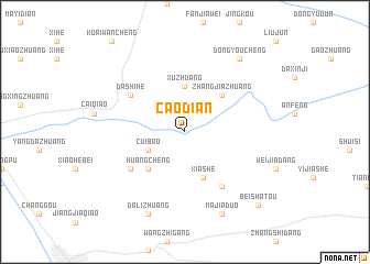 map of Caodian
