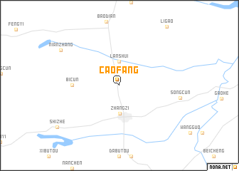 map of Caofang