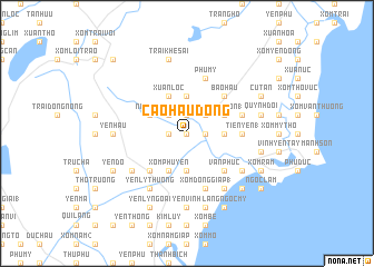 map of Cao Hậu Ðông