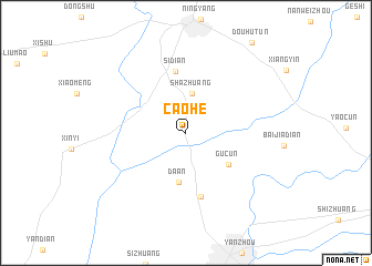 map of Caohe