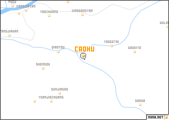 map of Caohu