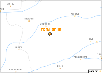 map of Caojiacun