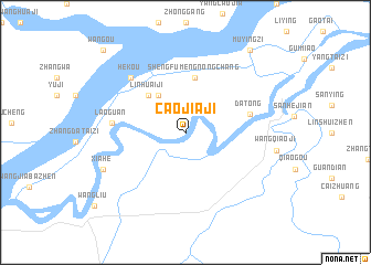 map of Caojiaji