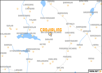 map of Caojialing