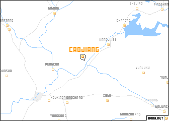 map of Caojiang