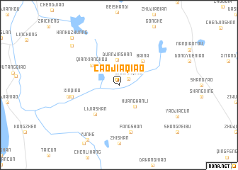 map of Caojiaqiao