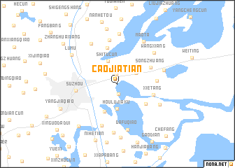 map of Caojiatian