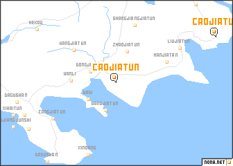map of Caojiatun