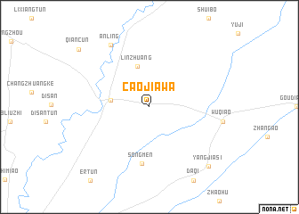 map of Caojiawa