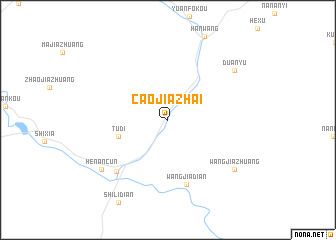 map of Caojiazhai