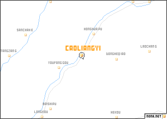 map of Caoliangyi