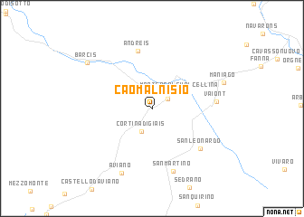 map of Cao Malnisio