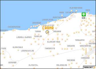 map of Caoma