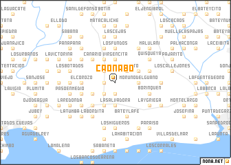 map of Caonabo