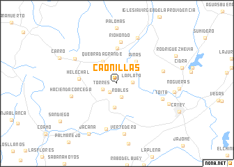 map of Caonillas