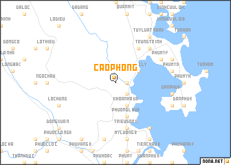 map of Cao Phong