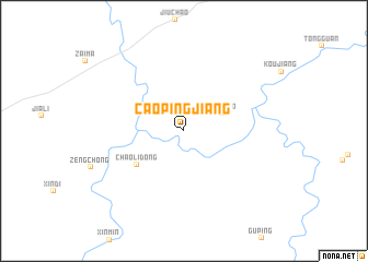 map of Caopingjiang