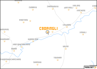 map of Caopingli