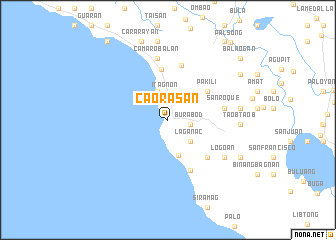 map of Caorasan