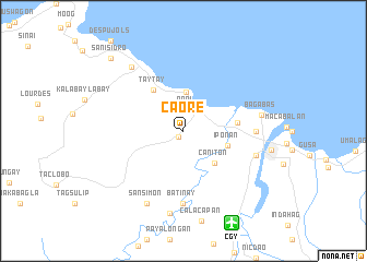 map of Caore
