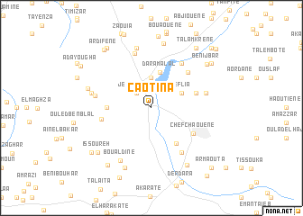 map of Caotina