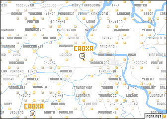 map of Cao Xá