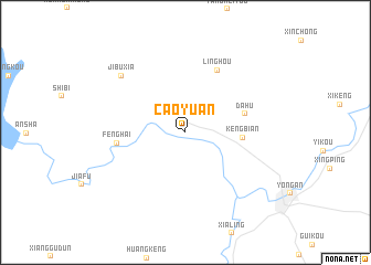 map of Caoyuan