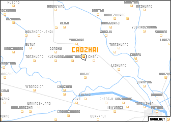 map of Caozhai