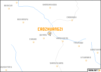map of Caozhuangzi