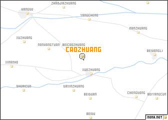 map of Caozhuang