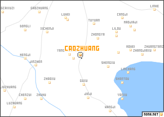 map of Caozhuang