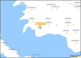 map of Caozui