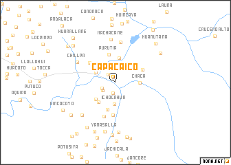 map of Capacaico