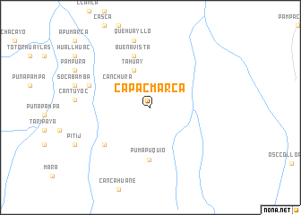 map of Capacmarca
