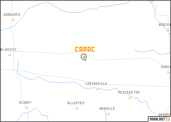 map of Capac