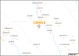 map of Capaico