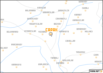 map of Çapak