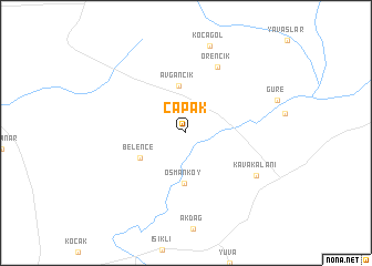 map of Çapak