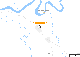 map of Capanema