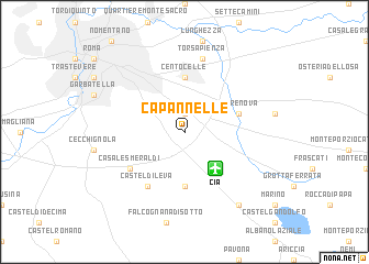 map of Capannelle