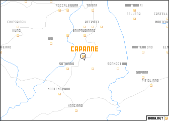 map of Capanne