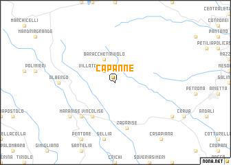 map of Capanne