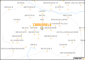 map of Capannole