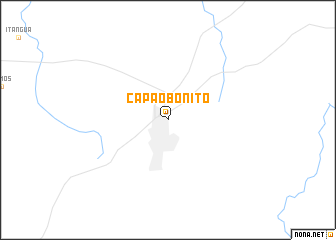 map of Capão Bonito