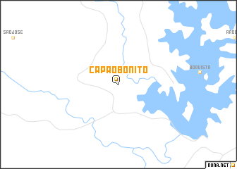 map of Capão Bonito