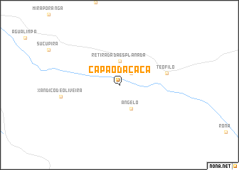 map of Capão da Caça