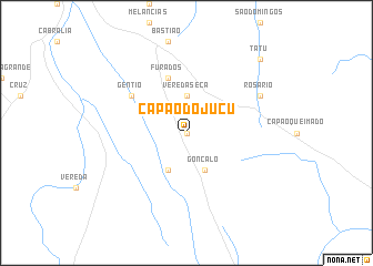 map of Capão do Jucu