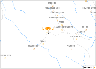 map of Capão