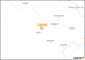 map of Capão