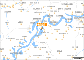 map of Capão